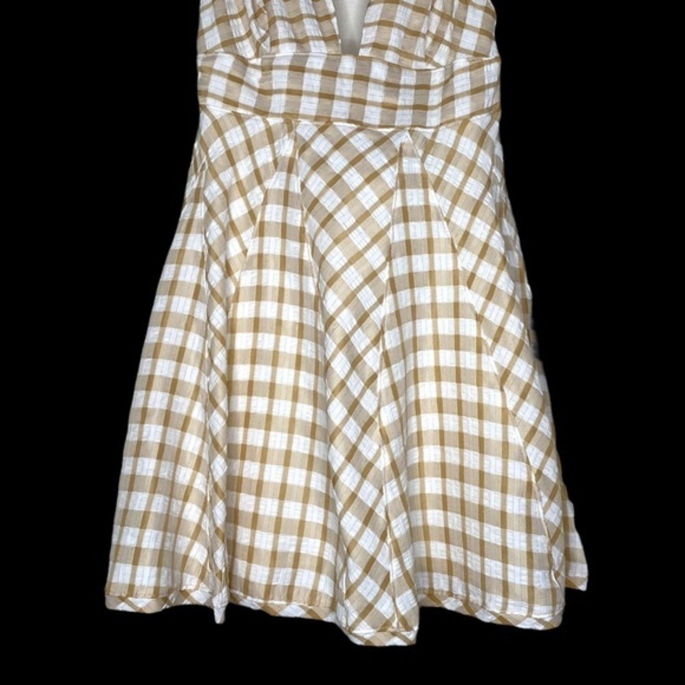 Free People Revolve Do the Twist Mini Dress Open Back Plaid Sexy NWT - Picture 6 of 16